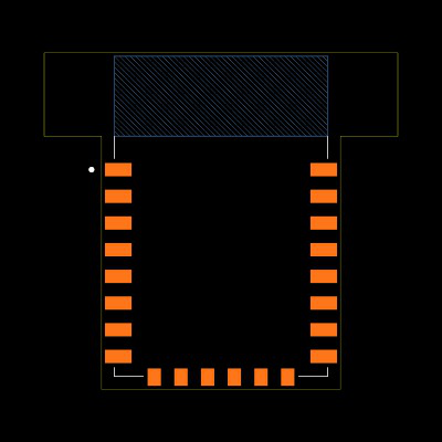 ESP-12F Footprint