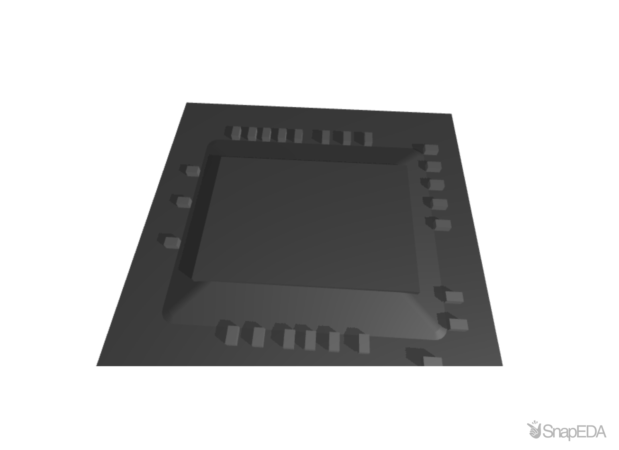 XCKU035-1FBVA676C 3D Model