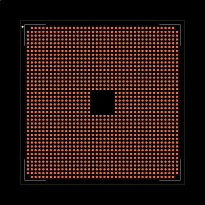 XCVM1402-1LLIVFVC1596 Footprint