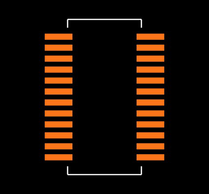 MAX1031BEEG+ Footprint