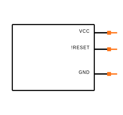 MAX6381XR46D2+T Symbol