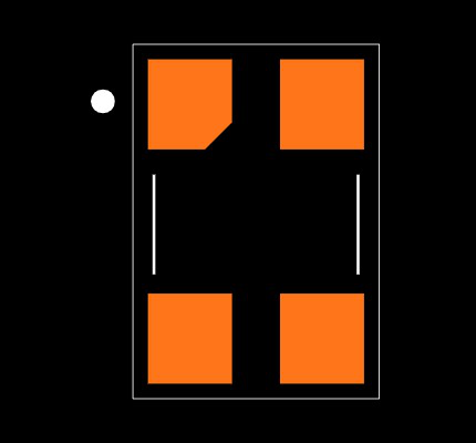 AST3TQ53-T-10.000MHZ-2-C Footprint