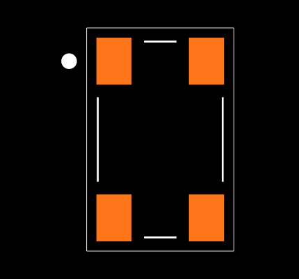 AST3TDA53TACJ2-19.2000MHZT2 Footprint