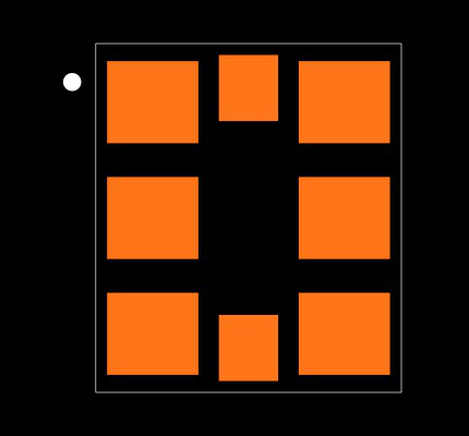 AX7DBF1-100.0000 Footprint