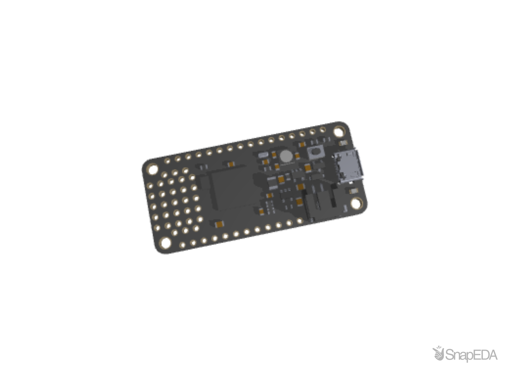 3857 Symbol, Footprint & 3D Model by Adafruit Industries | SnapMagic ...