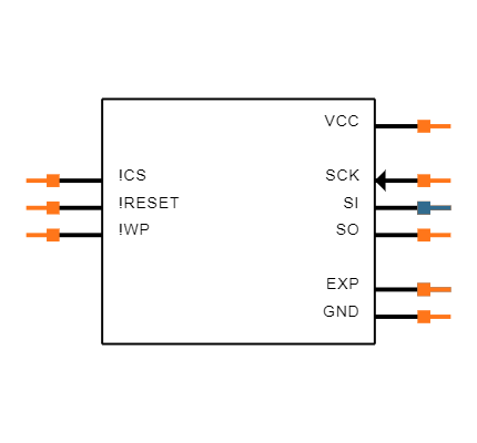 AT45DB021E-MHN2B-T Symbol