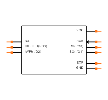 AT45DQ321-MHF2B-T Symbol