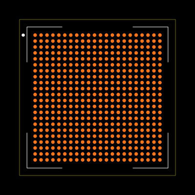 XA7Z020-1CLG484Q Footprint