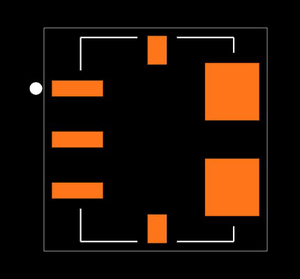 ACS780LLRTR-050U-T Footprint