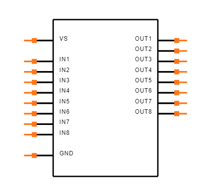 UDN2981A-T Symbol