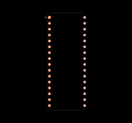 AS6C4008-55PIN Footprint