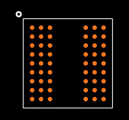 AS4C16M16SA-6BIN Footprint