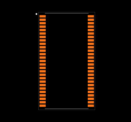 AS4C32M16SB-7TCN Footprint
