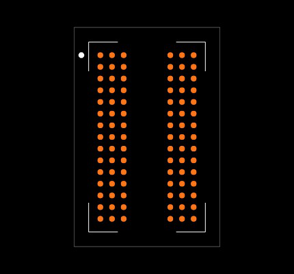 AS4C16M32MSA-6BIN Footprint