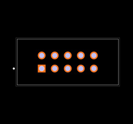 86130105014345E1LF Footprint