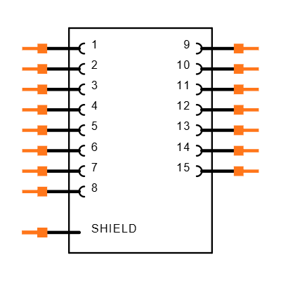 D15S24A4GX00LF Symbol