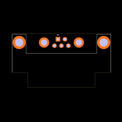 DAL7W2P500M30LF Footprint