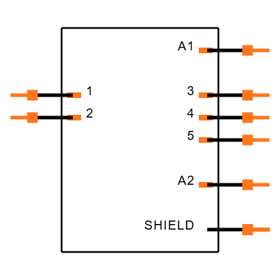 DAL7W2P500M30LF Symbol