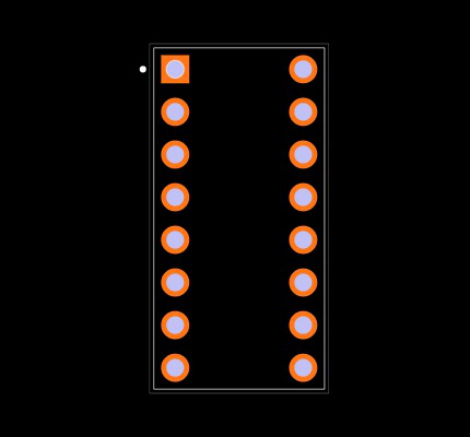 DILB16P-223TLF Footprint