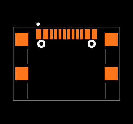 GSB1C41110SSHR. Footprint