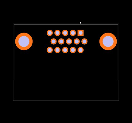L77HDE15SD1CH4FVGA Footprint