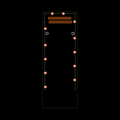 U95T1B1100A Footprint
