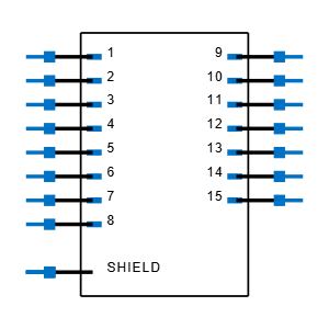 D15P13A4GL00LF Symbol