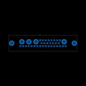 DDL36W4P343G40LF Footprint
