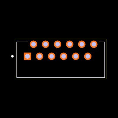 HLW12R-2C7LF Footprint