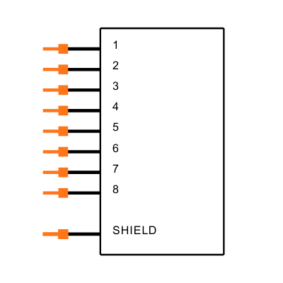 RJE45-188-1401 Symbol