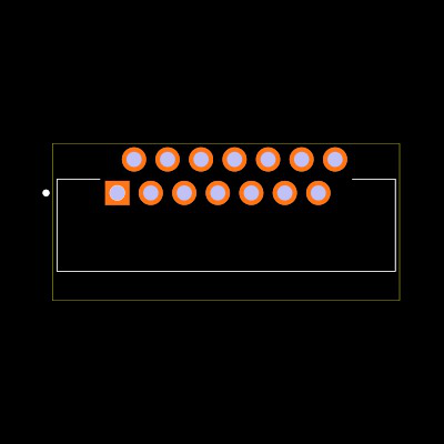 SLW14R-1C7LF Footprint