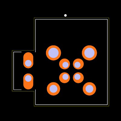 HSDNASPPCB15B Footprint