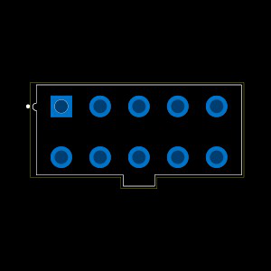 10127820-1022GLF Footprint
