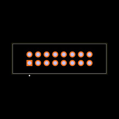 52601-G16-4LF Footprint