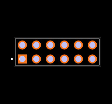 76745-1DT-12LF Footprint