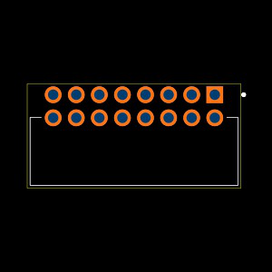 98464-F61-16LF Footprint