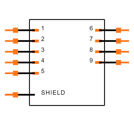D09P13A4PX00LF Symbol