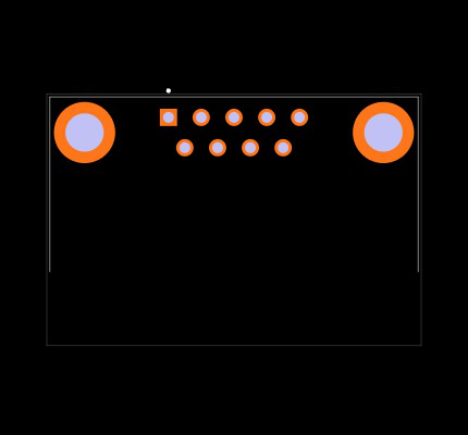 D09P13F6GX00LF Footprint