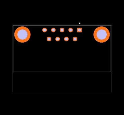 D09S23A4GV00LF Footprint