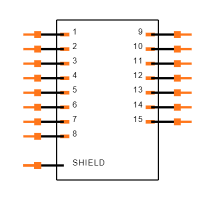 D15P13B4GL00LF Symbol