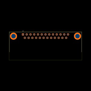 D25P13A6GL00LF Footprint