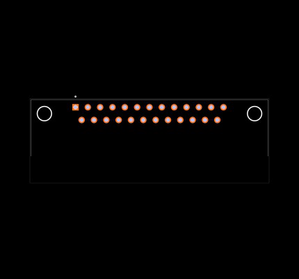 D25P33E4GL00LF Footprint