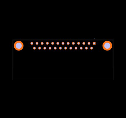 D25S13A6GV00LF Footprint