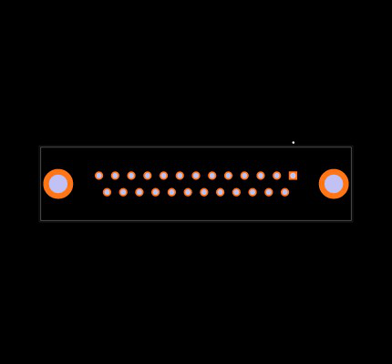 D25S24B6GL00LF Footprint