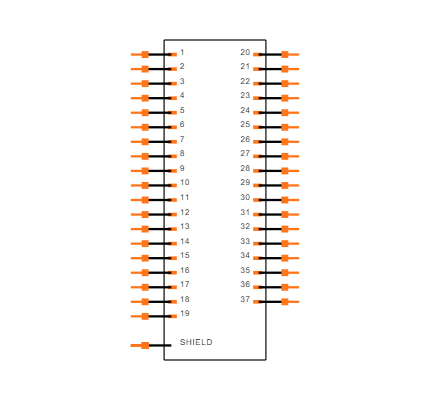 D37P24A4GL00LF Symbol