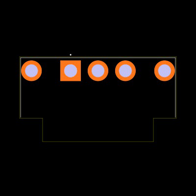 DA3V3P500G40LF Footprint