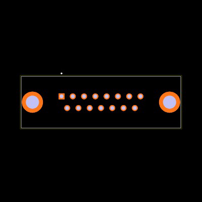 DAM15P300 Footprint