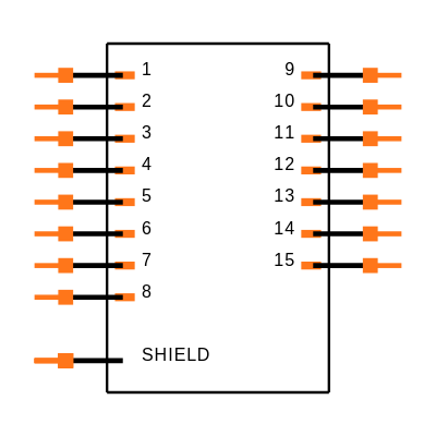 DAM15P343 Symbol
