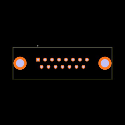 DAP15P365TXLF Footprint
