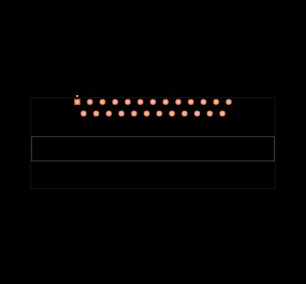 DB25P564CTXLF Footprint